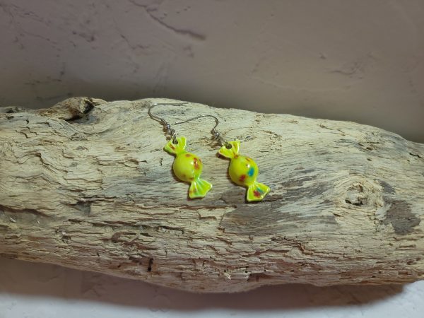 Éclats de sucre – Boucles d’oreilles en céramique – Image 2
