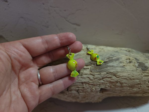 Éclats de sucre – Boucles d’oreilles en céramique – Image 5