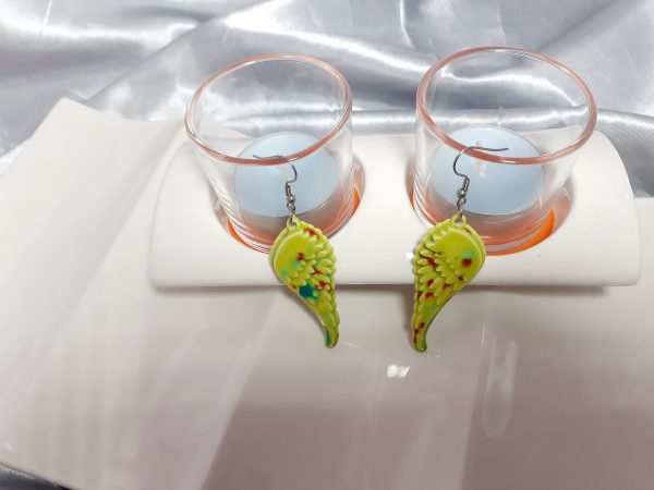 Bijou Céleste – Boucles Ailes d’Ange en Céramique – Image 4