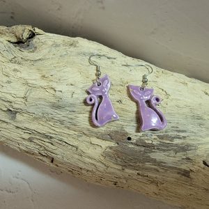 Chats Céramiques – Élégance Féline à vos oreilles