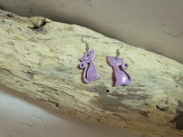 Chats Céramiques – Élégance Féline à vos oreilles