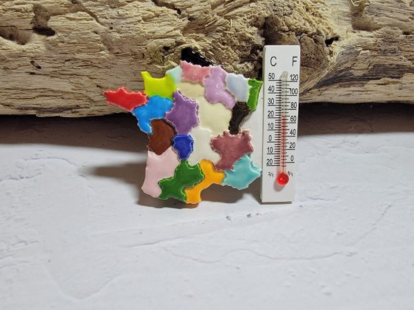 Magnet France en céramique – déco artisanale originale
