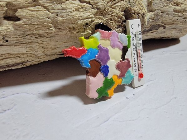 Magnet France en céramique – déco artisanale originale – Image 2
