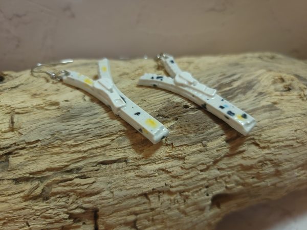 Boucles d'oreilles Zip Chic en Céramique – Image 3