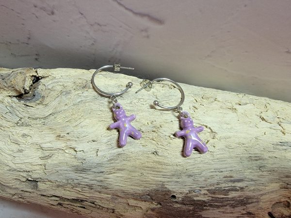 Boucles d'oreilles - Bonhomme