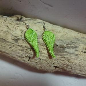Boucles d’oreilles Ailes d’Ange - Céramique Artisanale