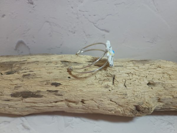 Bracelet Fleur en Céramique – Élégance Naturelle – Image 4
