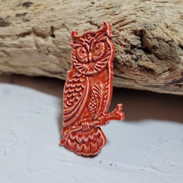 Magnet "Hibou Sage" en céramique – Image 3