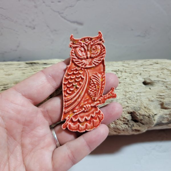 Magnet "Hibou Sage" en céramique – Image 6