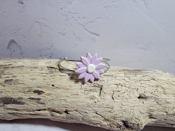 Bracelet fleuri en céramique - style bohème