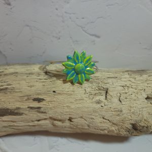 Bracelet Fleur en Céramique – Touche Florale et Originale