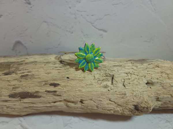Bracelet Fleur en Céramique – Touche Florale et Originale