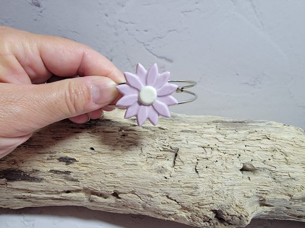 Bracelet fleuri en céramique - style bohème – Image 2