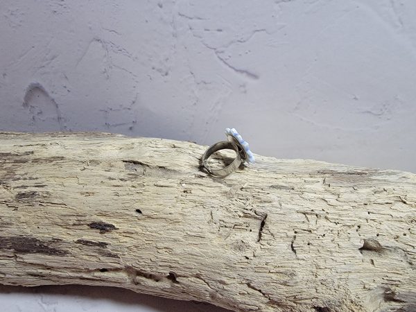 Bague céramique – Fleur Bohème – Image 3